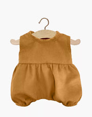 Minikane Minikane Baby Doll Romper Noa - Milleraie Camel - Pearls & Swines