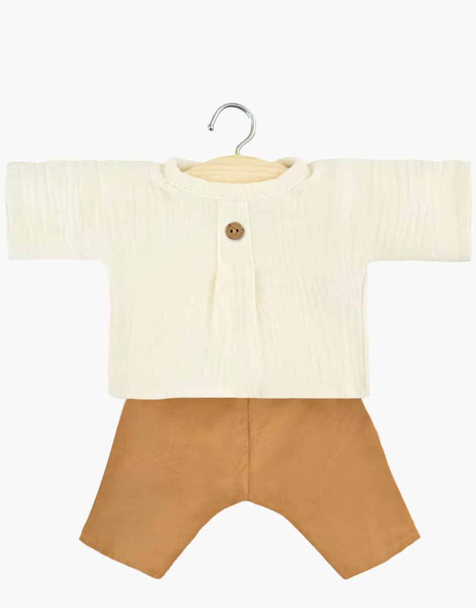 Minikane Minikane Baby Doll Set Mao - Ecru - Pearls & Swines