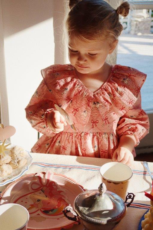 Konges Sløjd Konges Sløjd Lunella Dress - Poodle (TEST for dev!!!) - Pearls & Swines