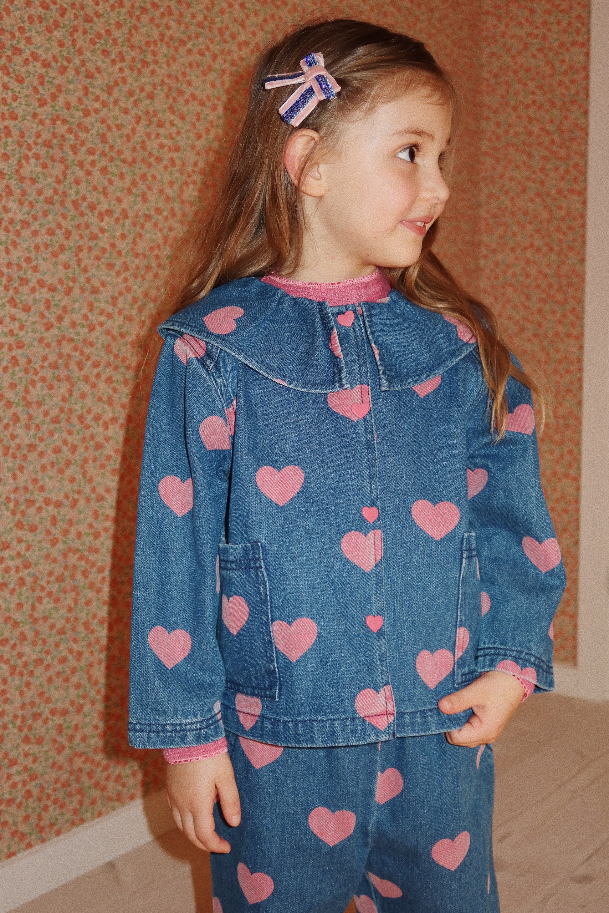 Konges Sløjd Konges Sløjd Magot Denim Shirt - Bon Coeur Pink - Pearls & Swines