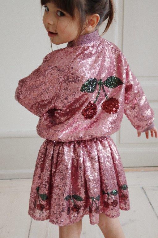 Konges Sløjd Konges Sløjd Startla Sequin Skirt - Blush - Pearls & Swines