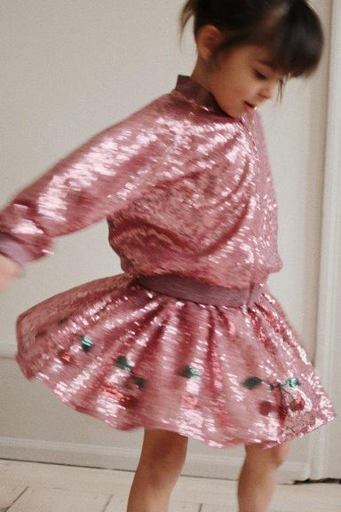 Konges Sløjd Konges Sløjd Startla Sequin Skirt - Blush - Pearls & Swines