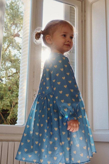 Konges Sløjd Konges Sløjd Vida Dress - Aisuru Blue - Pearls & Swines