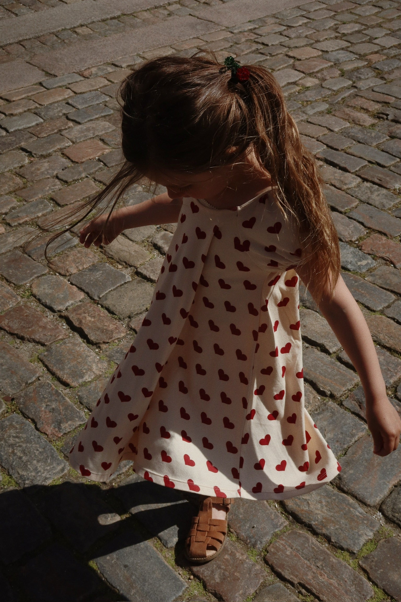 Konges Sløjd Konges Sløjd - Classic SS Dress Gots - Amour Rouge - Pearls & Swines