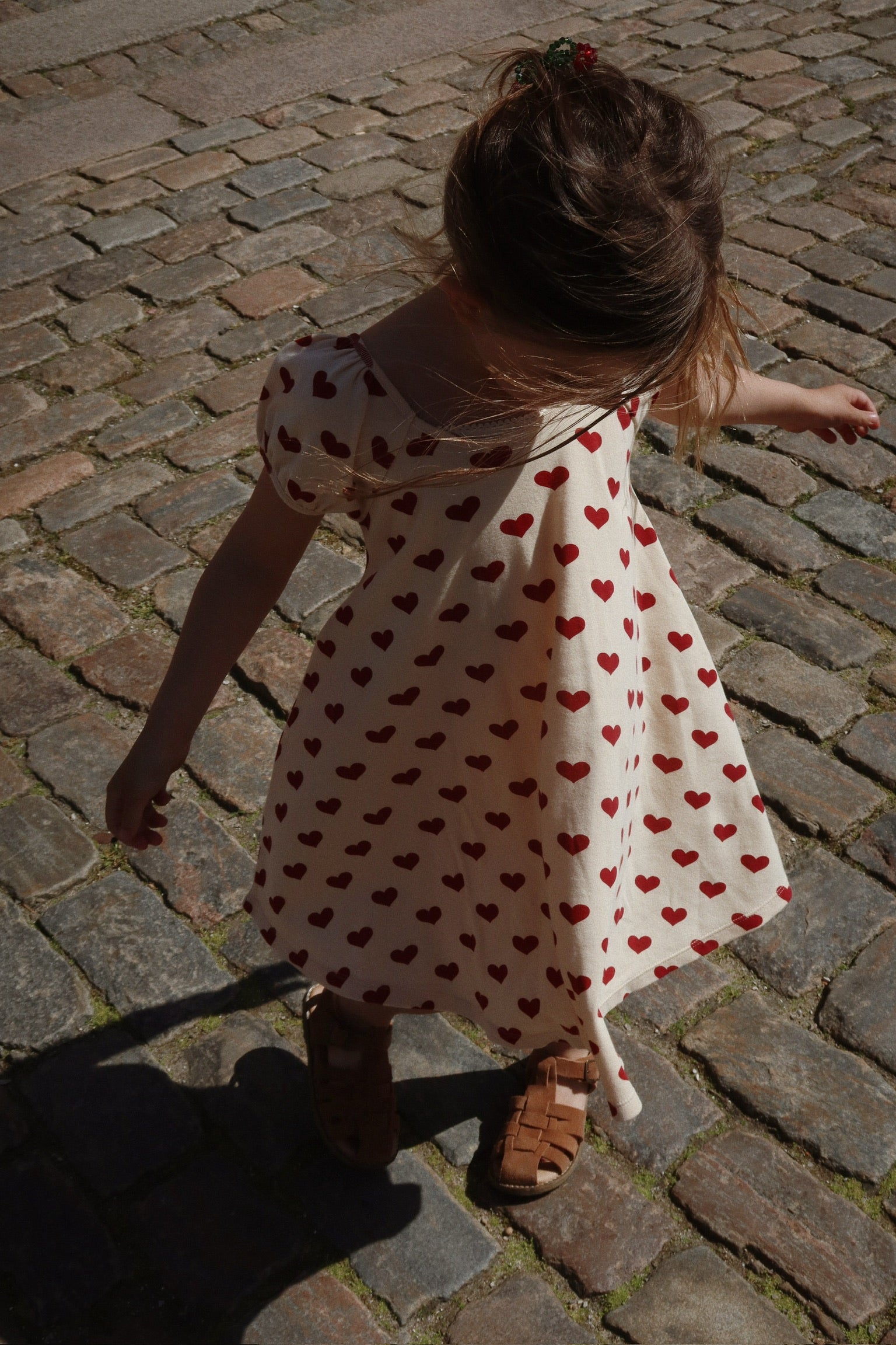 Konges Sløjd Konges Sløjd - Classic SS Dress Gots - Amour Rouge - Pearls & Swines