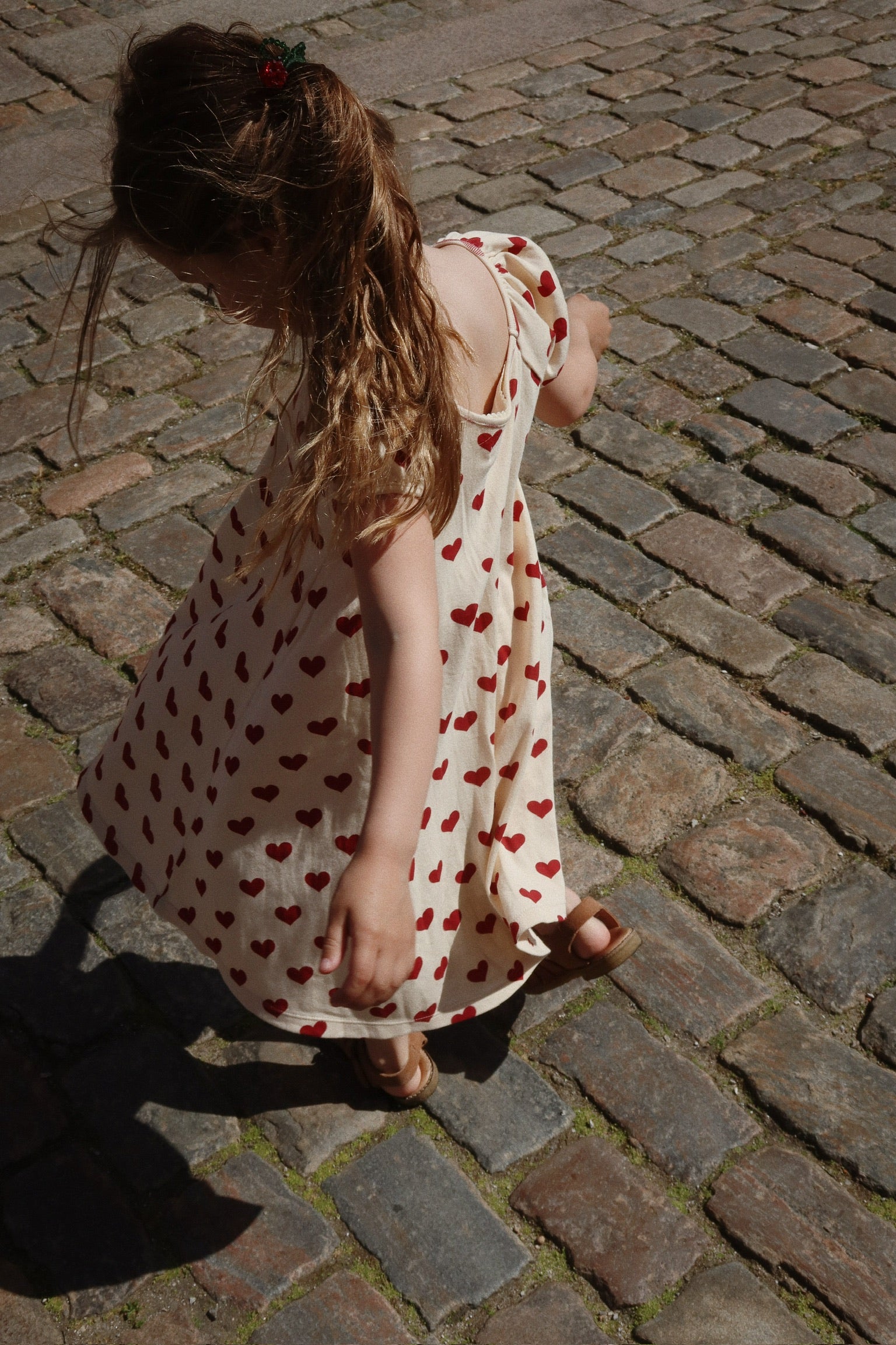 Konges Sløjd Konges Sløjd - Classic SS Dress Gots - Amour Rouge - Pearls & Swines