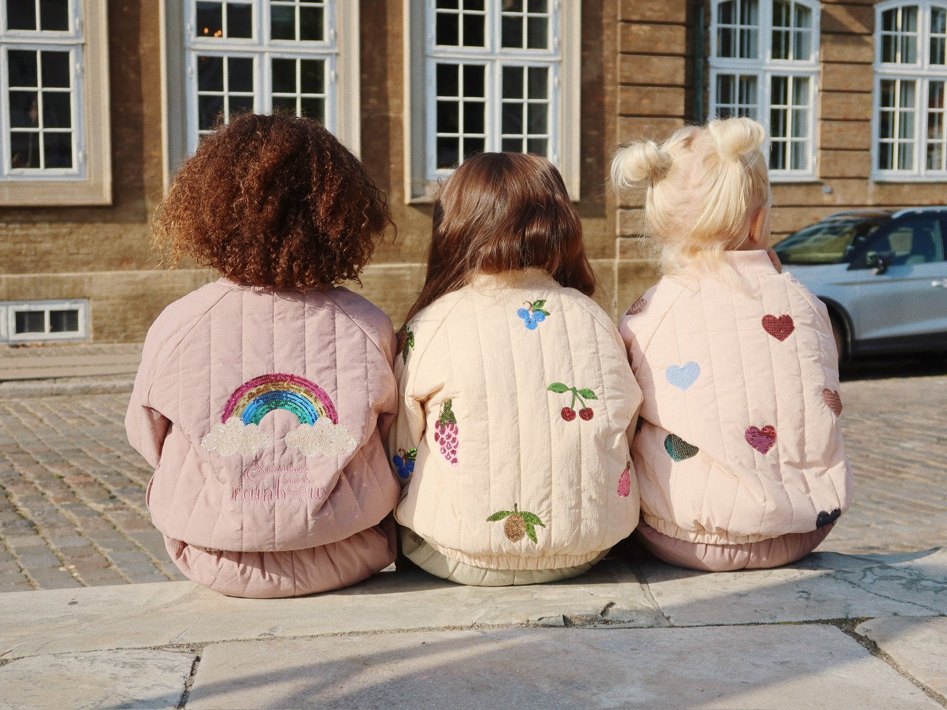 Konges Sløjd Konges Sløjd - Juno Sequin Bomber Jacket - Twilight Mauve - Pearls & Swines