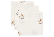 Jollein Jollein - Mouth Cloth Muslin - Nostalgic Ride - 3 Pack - Pearls & Swines