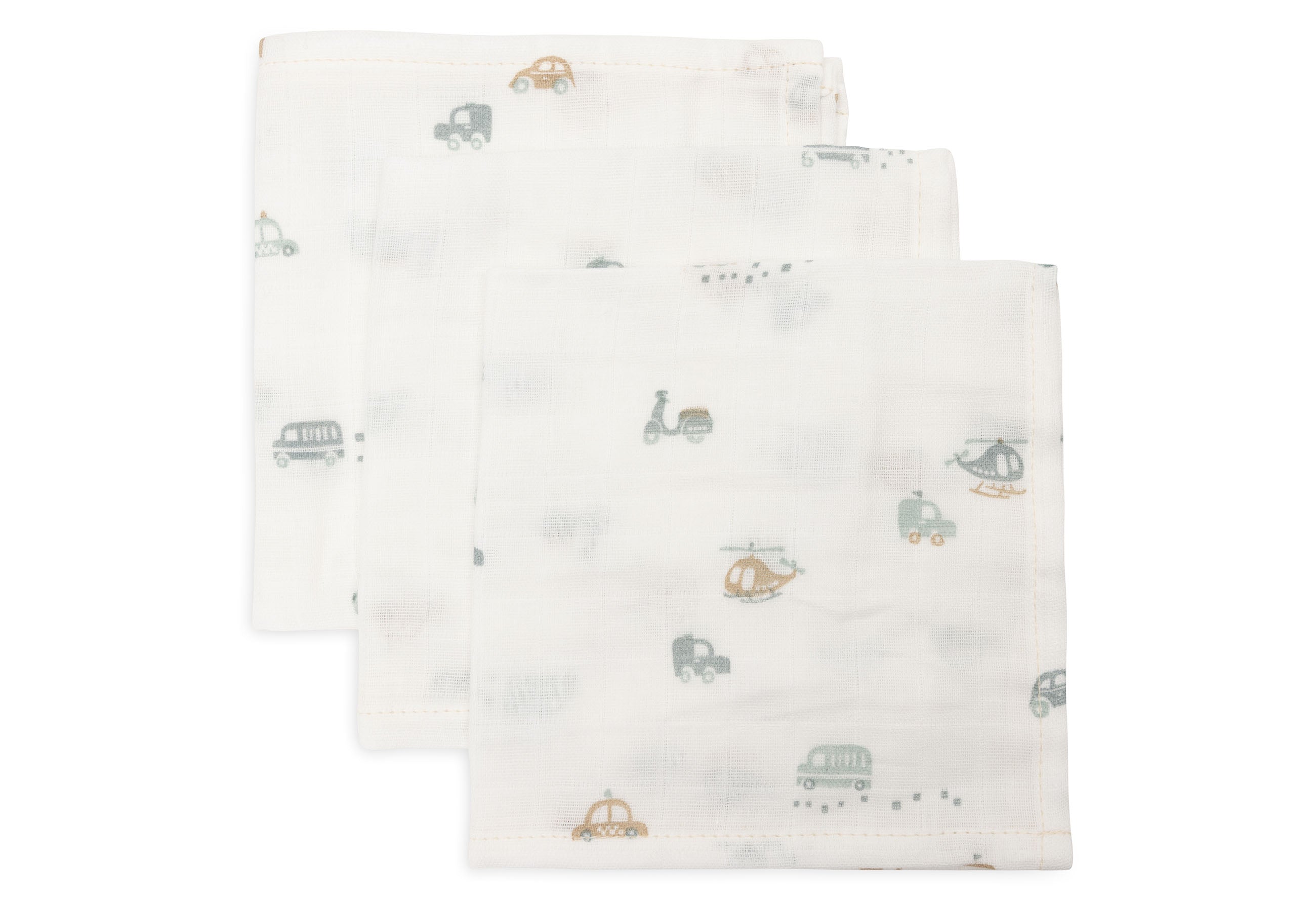 Jollein - Mouth Cloth Muslin - On the Go - 3 Pack
