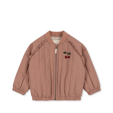 Konges Sløjd Konges Sløjd - Juno Frill Bomber Jacket - Cameo Brown - Pearls & Swines