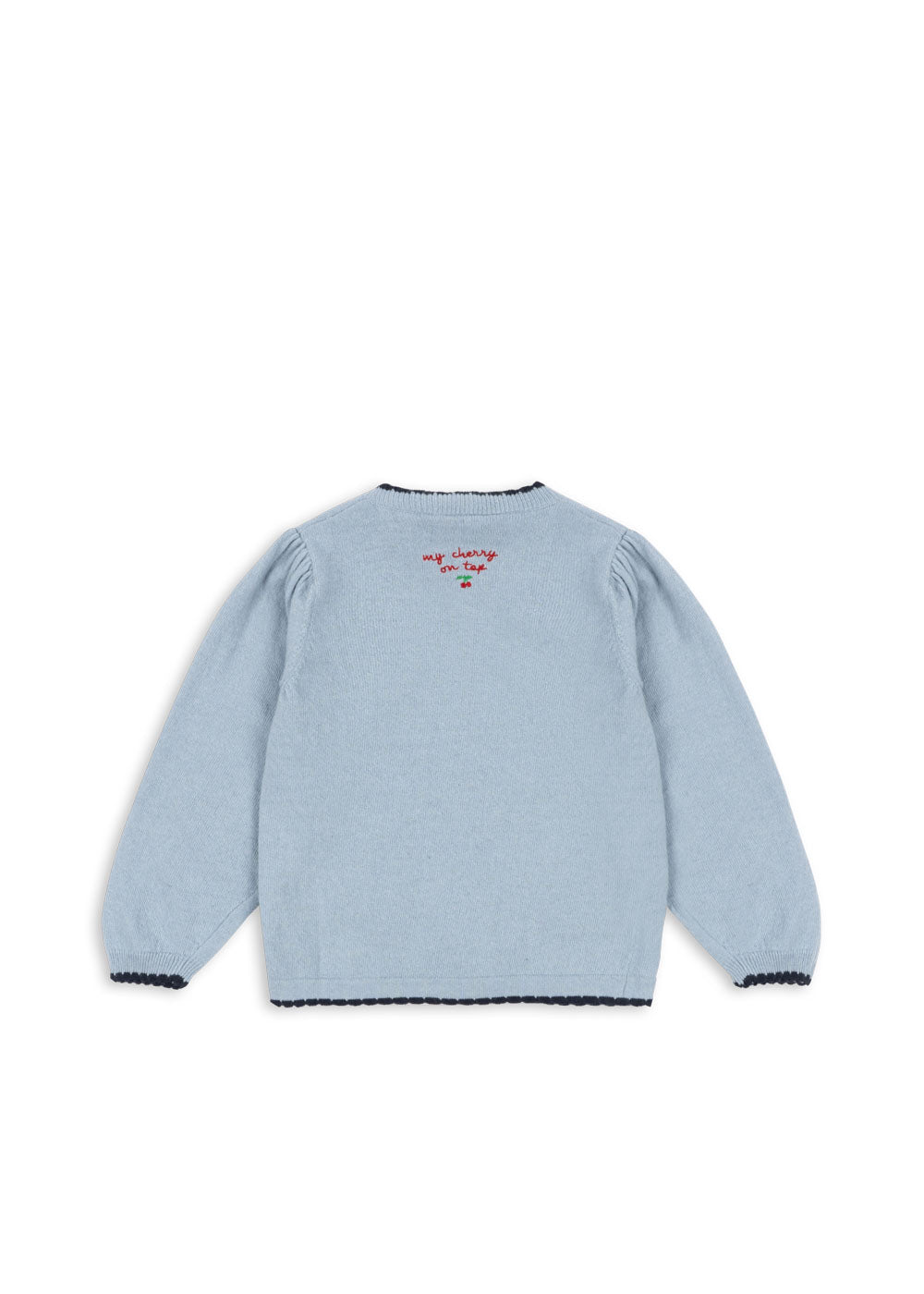 Konges Sløjd Konges Sløjd - Alexa Knit Cardigan - Blue Fog - Pearls & Swines