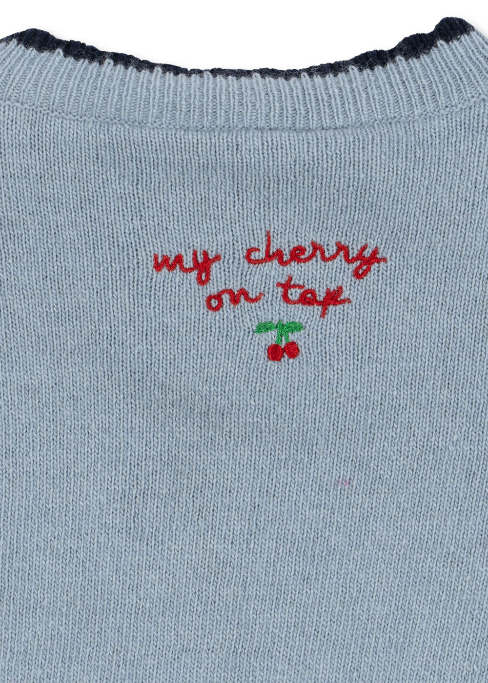 Konges Sløjd Konges Sløjd - Alexa Knit Cardigan - Blue Fog - Pearls & Swines