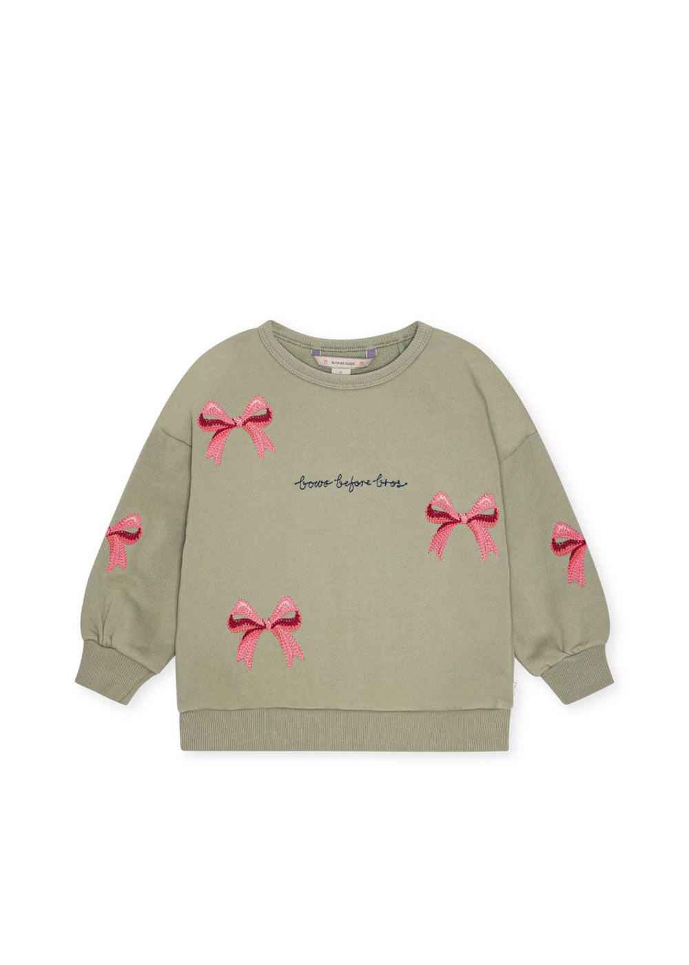 Konges Sløjd Konges Sløjd Lou Bow Sweatshirt - Tea - Pearls & Swines