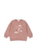 Konges Sløjd Konges Sløjd Lou Glitter Sweatshirt - Mahogany Rose - Pearls & Swines