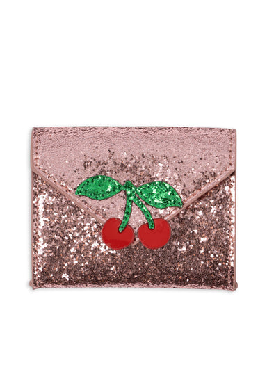 Konges Sløjd Konges Sløjd Love Letter Wallet - Pink Glitter - Pearls & Swines