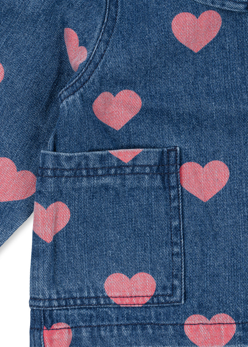 Konges Sløjd Konges Sløjd Magot Denim Shirt - Bon Coeur Pink - Pearls & Swines
