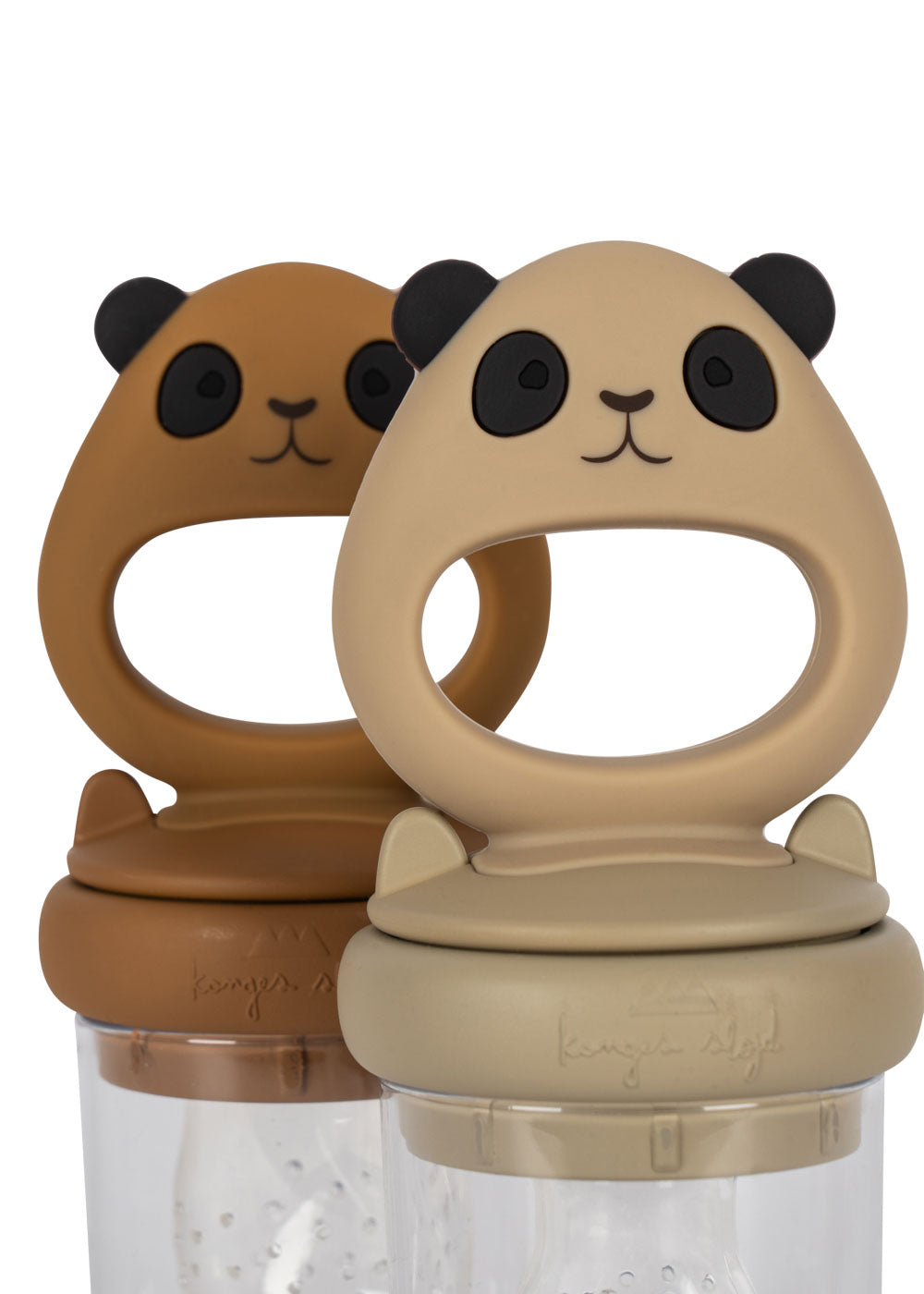 Konges Sløjd Konges Sløjd - 2pack fruit feeding pacifier - Caramel/Warm clay - Pearls & Swines