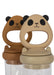 Konges Sløjd Konges Sløjd - 2pack fruit feeding pacifier - Caramel/Warm clay - Pearls & Swines