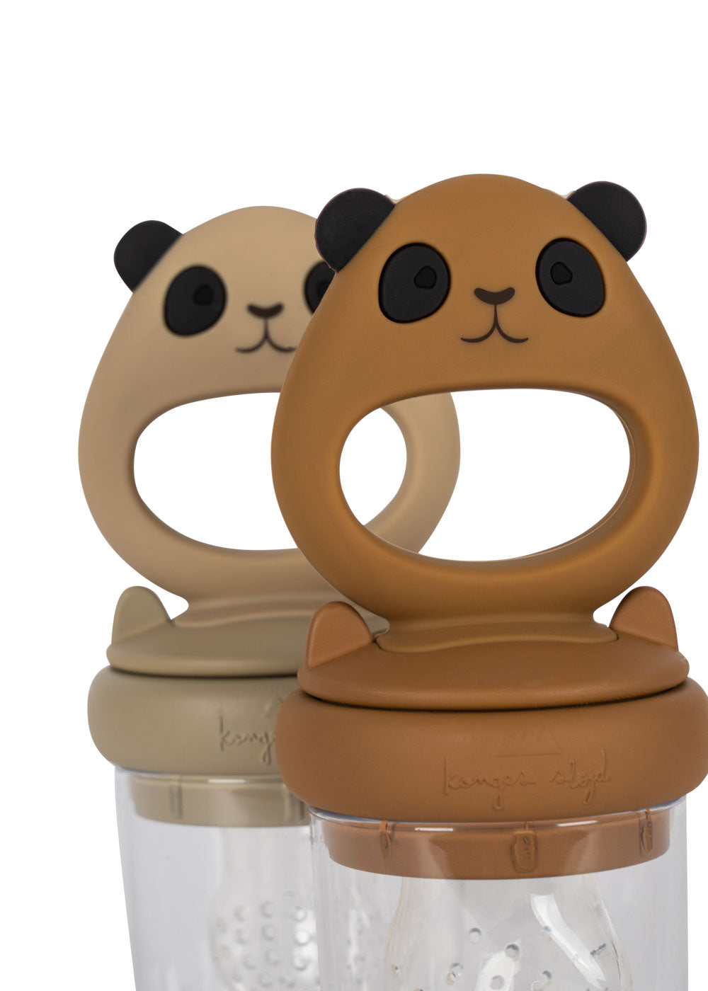 Konges Sløjd Konges Sløjd - 2pack fruit feeding pacifier - Caramel/Warm clay - Pearls & Swines
