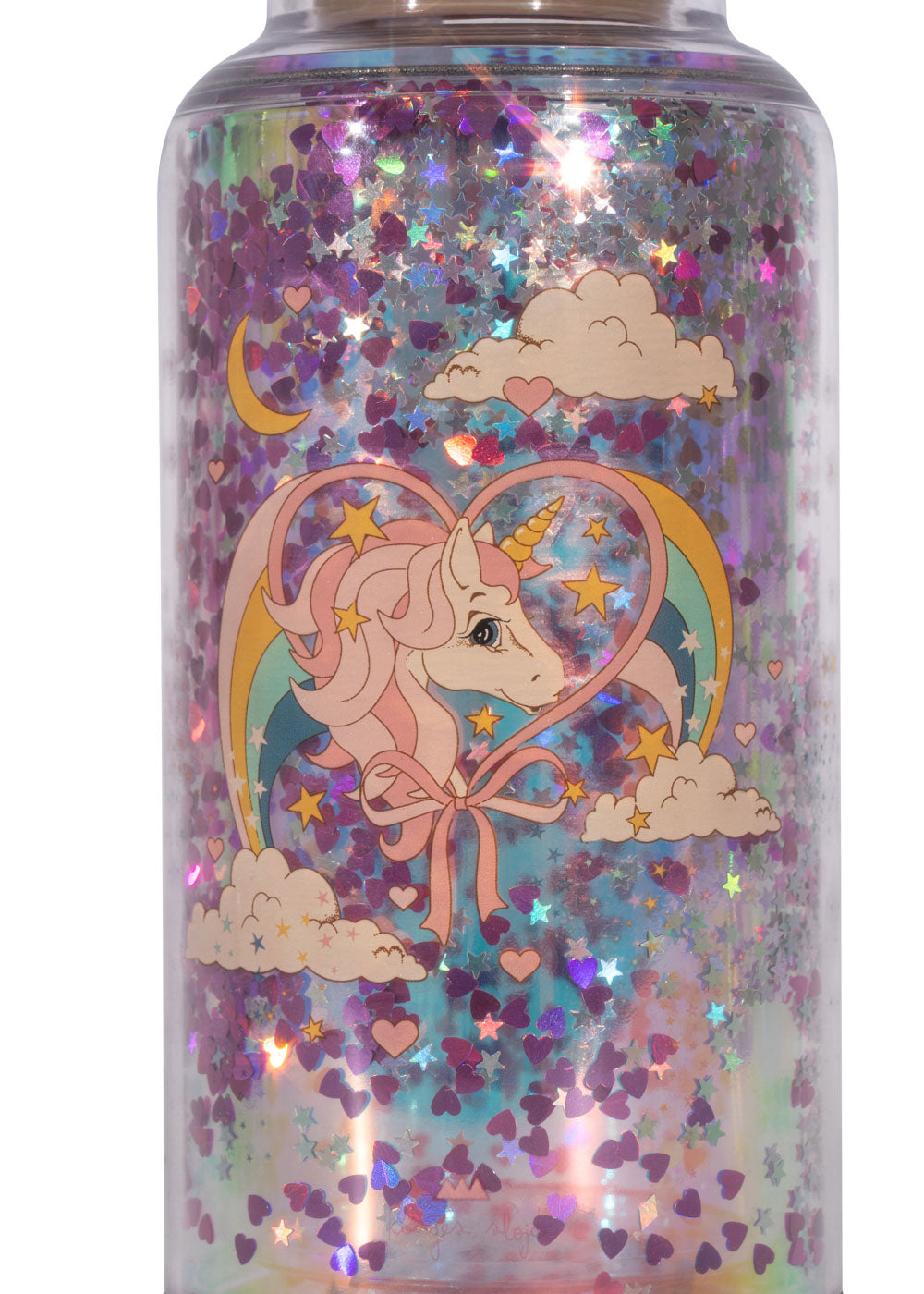 Konges Sløjd Konges Sløjd Glitter Bottle - Horn Stars - Pearls & Swines