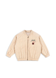 Konges Sløjd Konges Sløjd - Juno Sequin Bomber Jacket - Frappé - Pearls & Swines