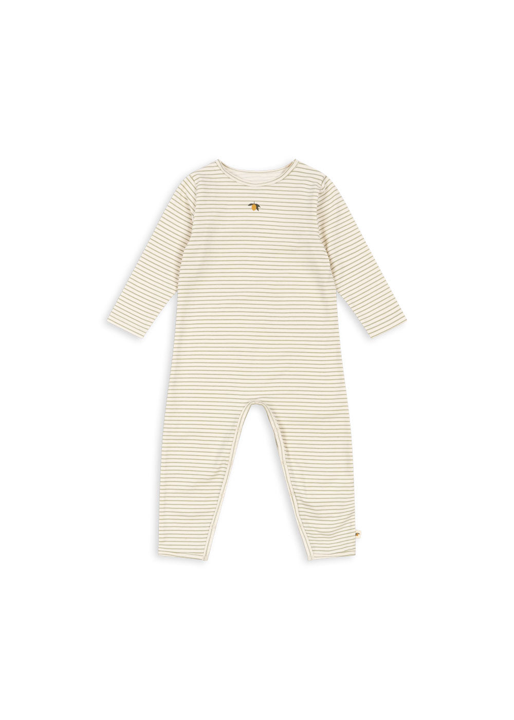 Konges Sløjd Konges Sløjd - Basic Onesie Gots - Tea Stripe - Pearls & Swines