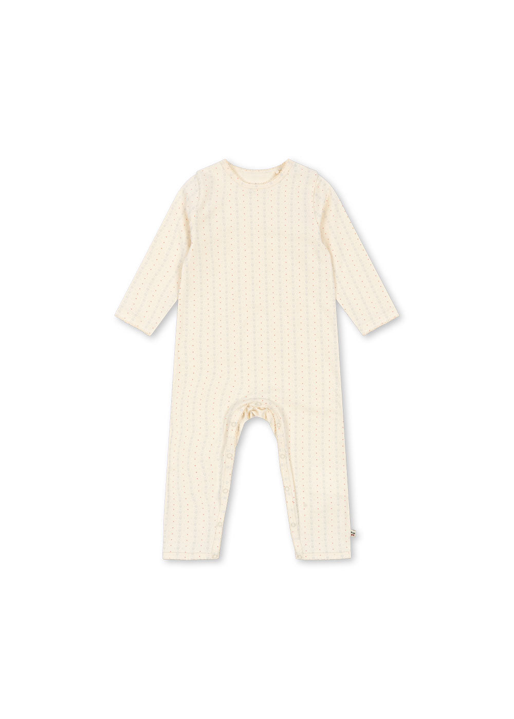 Konges Sløjd Konges Sløjd - Basic Onesie Gots - Fete de Fleur - Pearls & Swines