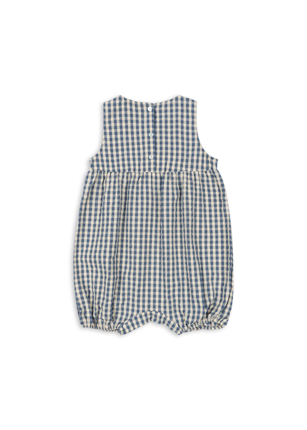 Konges Sløjd Konges Sløjd - Kim Romper Gots - Captains Blue Check - Pearls & Swines