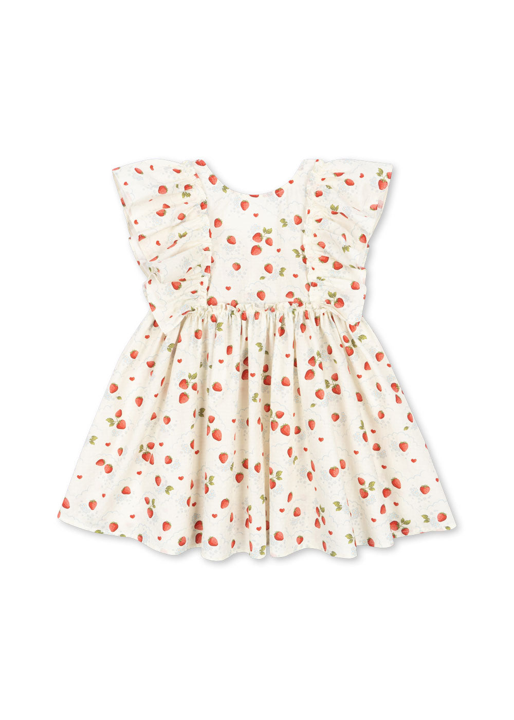 Konges Sløjd Konges Sløjd - Evia Bow Dress Gots - Marmalade - Pearls & Swines
