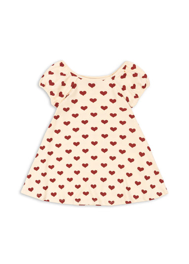 Konges Sløjd Konges Sløjd - Classic SS Dress Gots - Amour Rouge - Pearls & Swines