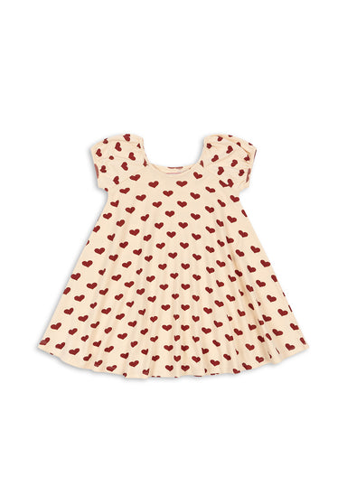 Konges Sløjd Konges Sløjd - Classic SS Dress Gots - Amour Rouge - Pearls & Swines