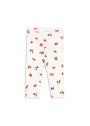 Konges Sløjd Konges Sløjd - Minnie Pants GOTS - Rose Red - Pearls & Swines