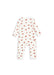 Konges Sløjd Konges Sløjd - Minnie Newborn Onesie Gots - Rose Red - Pearls & Swines