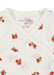 Konges Sløjd Konges Sløjd - Minnie Newborn Onesie Gots - Rose Red - Pearls & Swines