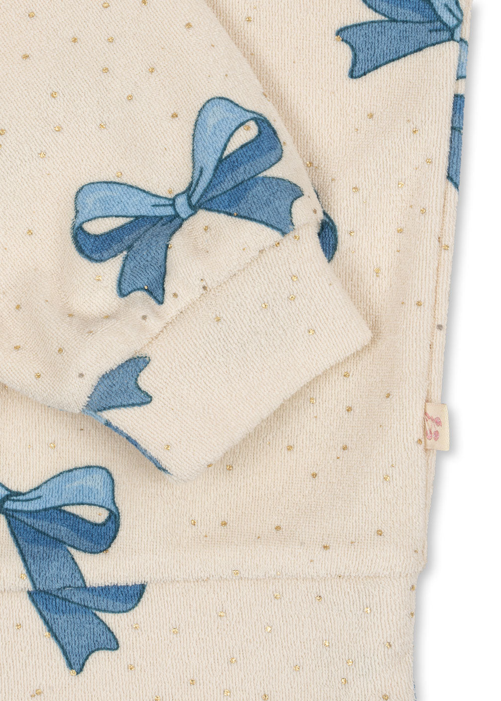 Konges Sløjd Konges Sløjd - Itty Sweatshirt Gots - Bowie Blue Gold - Pearls & Swines