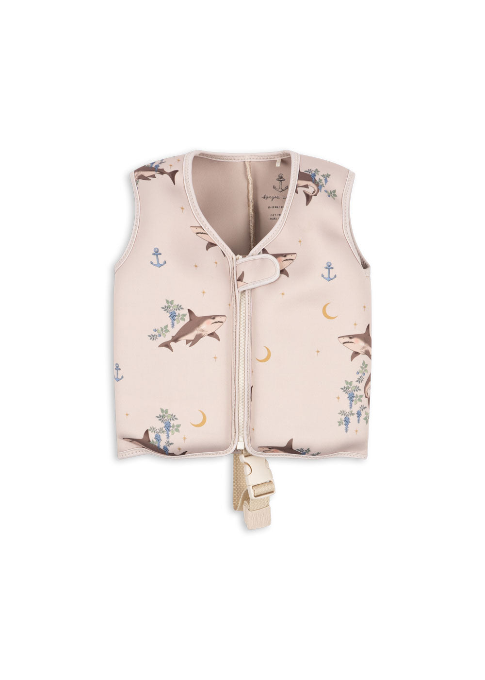 Konges Sløjd Konges Sløjd - Mateo Swim Vest - Shark Attack - Pearls & Swines