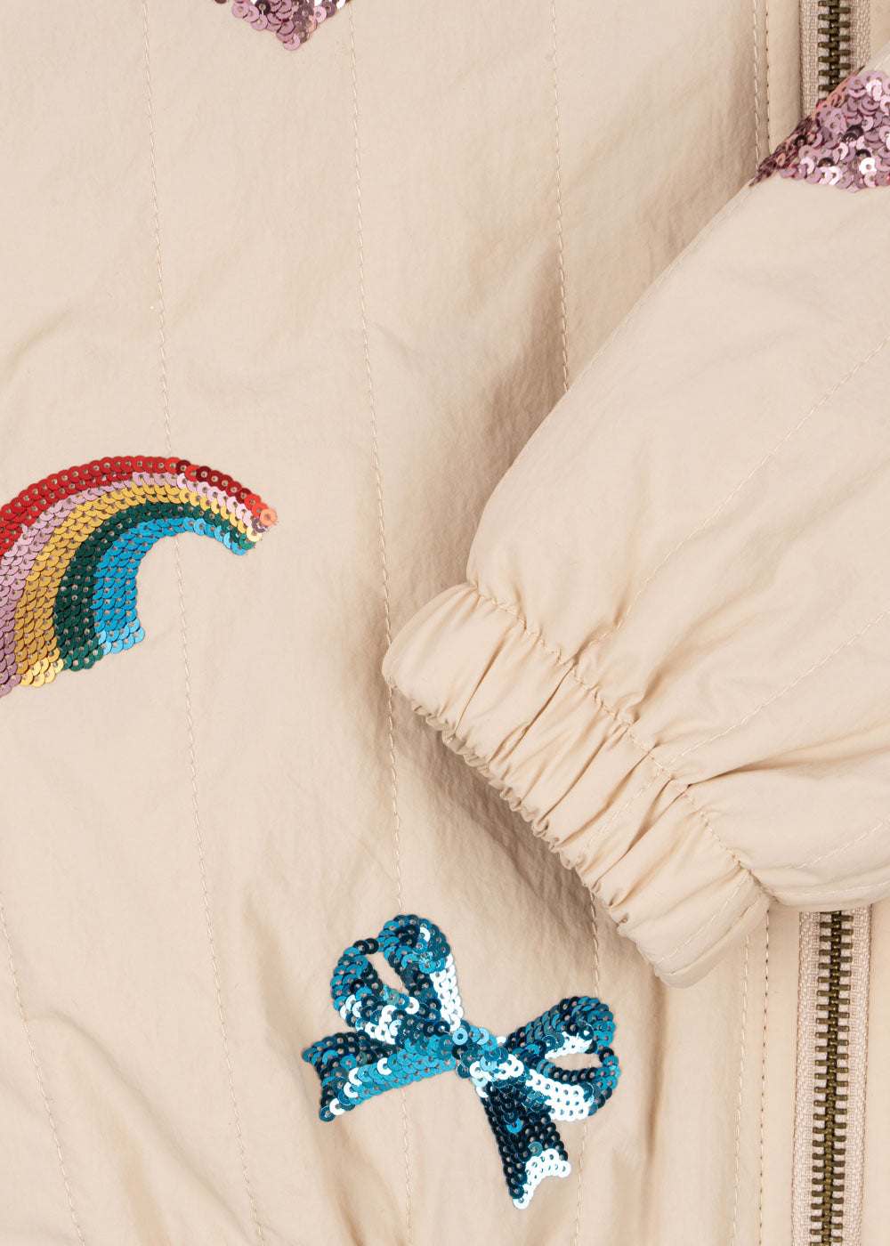 Konges Sløjd Konges Sløjd - Juno Sequin Bomber Jacket - Smoke Gray - Pearls & Swines