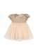 Konges Sløjd Konges Sløjd - Starla Puff Sleeve Dress - Gold Blush - Pearls & Swines