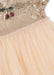 Konges Sløjd Konges Sløjd - Starla Puff Sleeve Dress - Gold Blush - Pearls & Swines