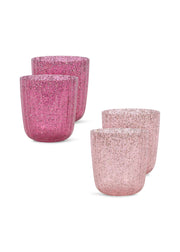 Konges Sløjd Konges Sløjd - 4Pack Glitter Cups - Sparkling Pink mix - Pearls & Swines