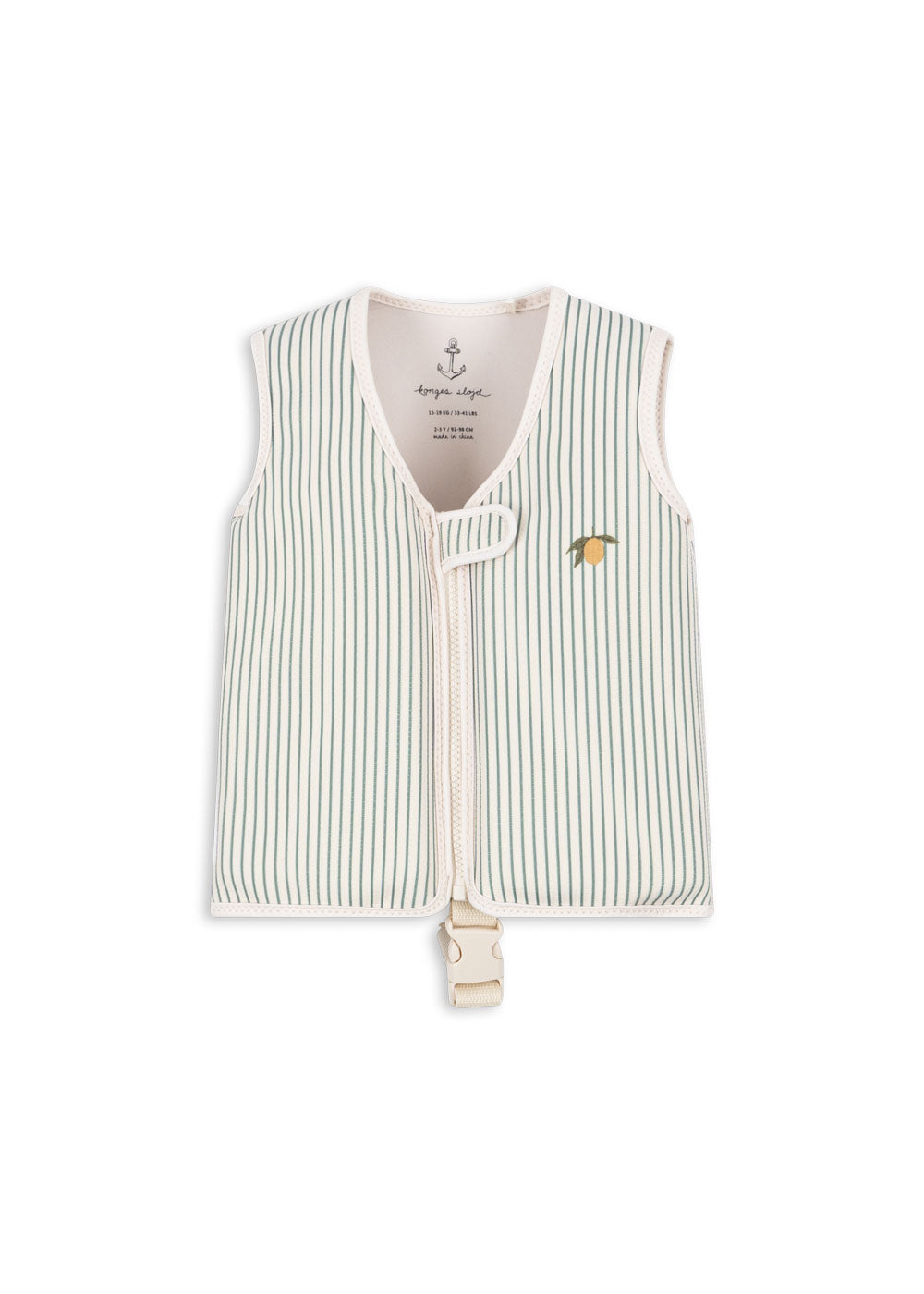 Konges Sløjd Konges Sløjd - Ellis Swim Vest - Tea Stripe - Pearls & Swines
