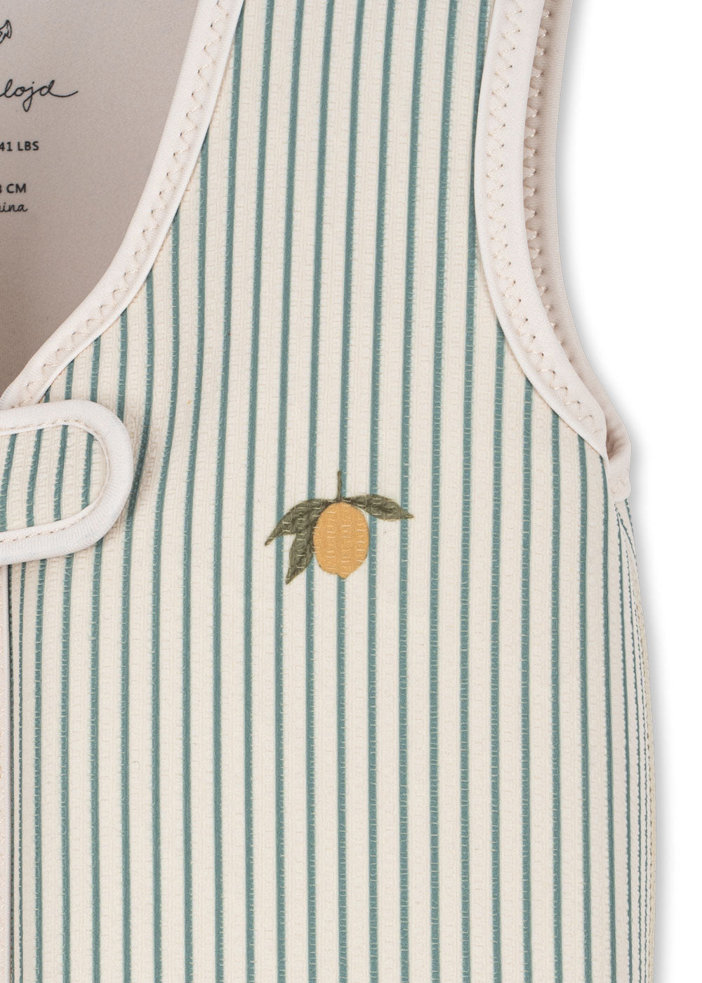 Konges Sløjd Konges Sløjd - Ellis Swim Vest - Tea Stripe - Pearls & Swines