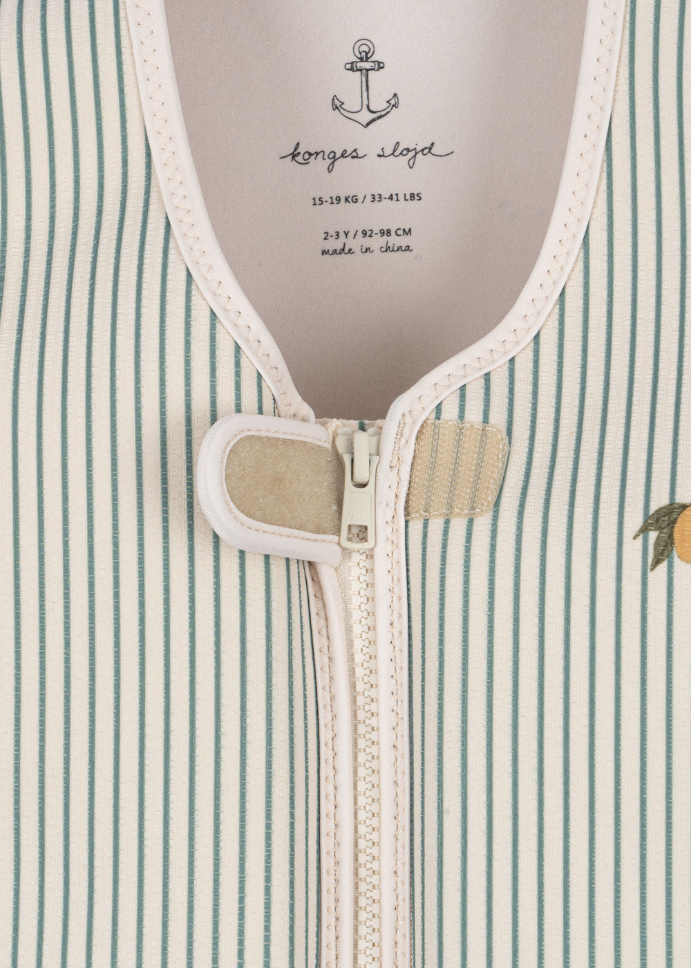Konges Sløjd Konges Sløjd - Ellis Swim Vest - Tea Stripe - Pearls & Swines