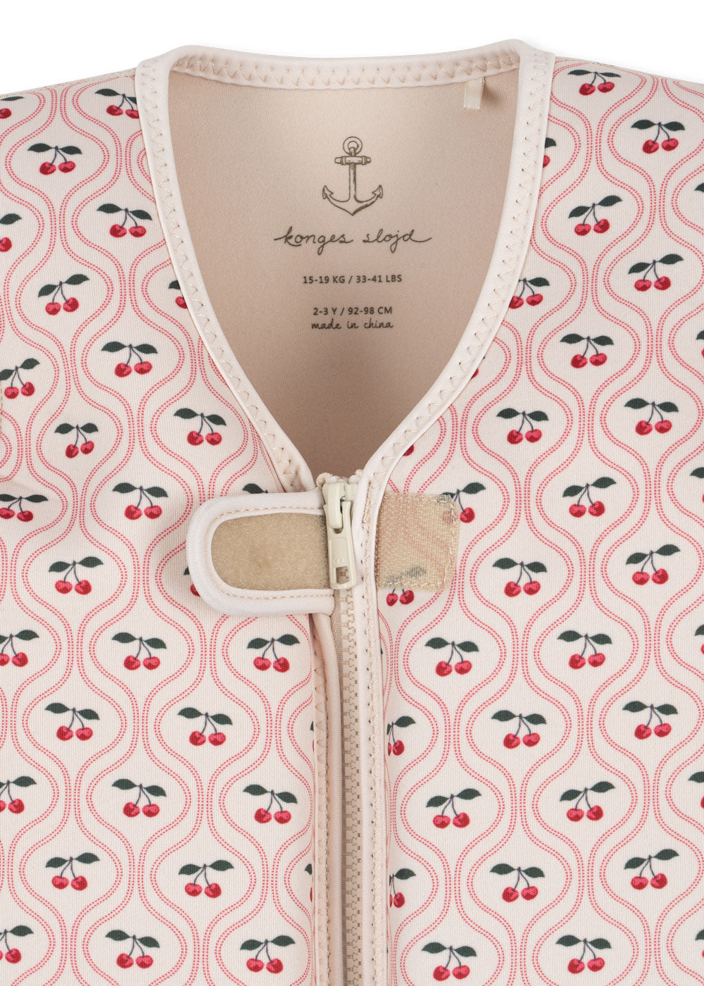 Konges Sløjd Konges Sløjd - Avery Swim Vest - Cherry Pink Motif - Pearls & Swines
