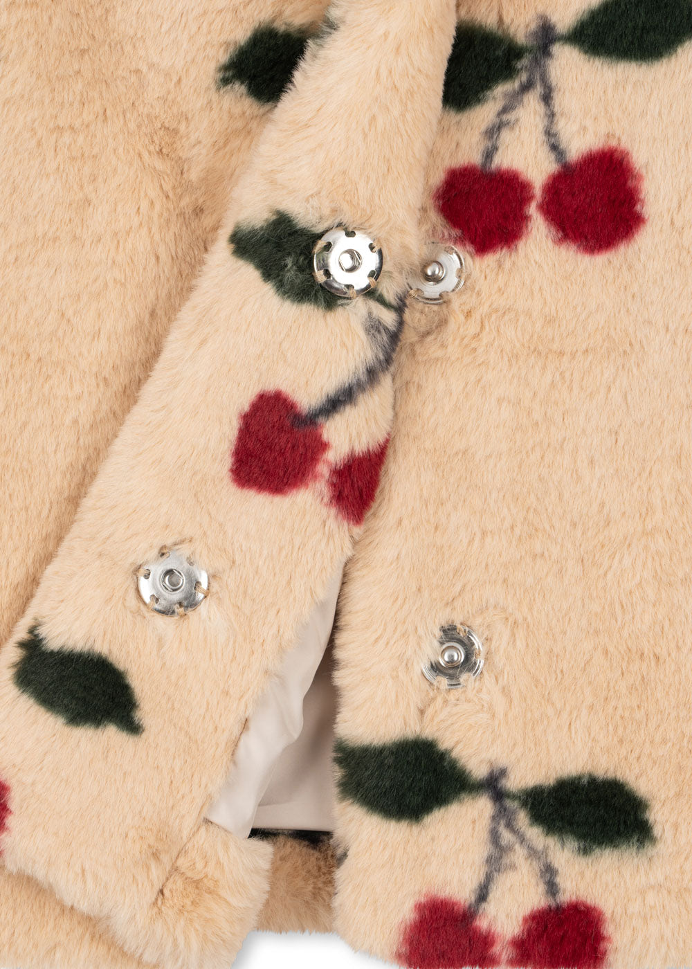 Konges Sløjd Konges Sløjd - Fuzzie Coat GRS - Ma Grande Cerise - Pearls & Swines