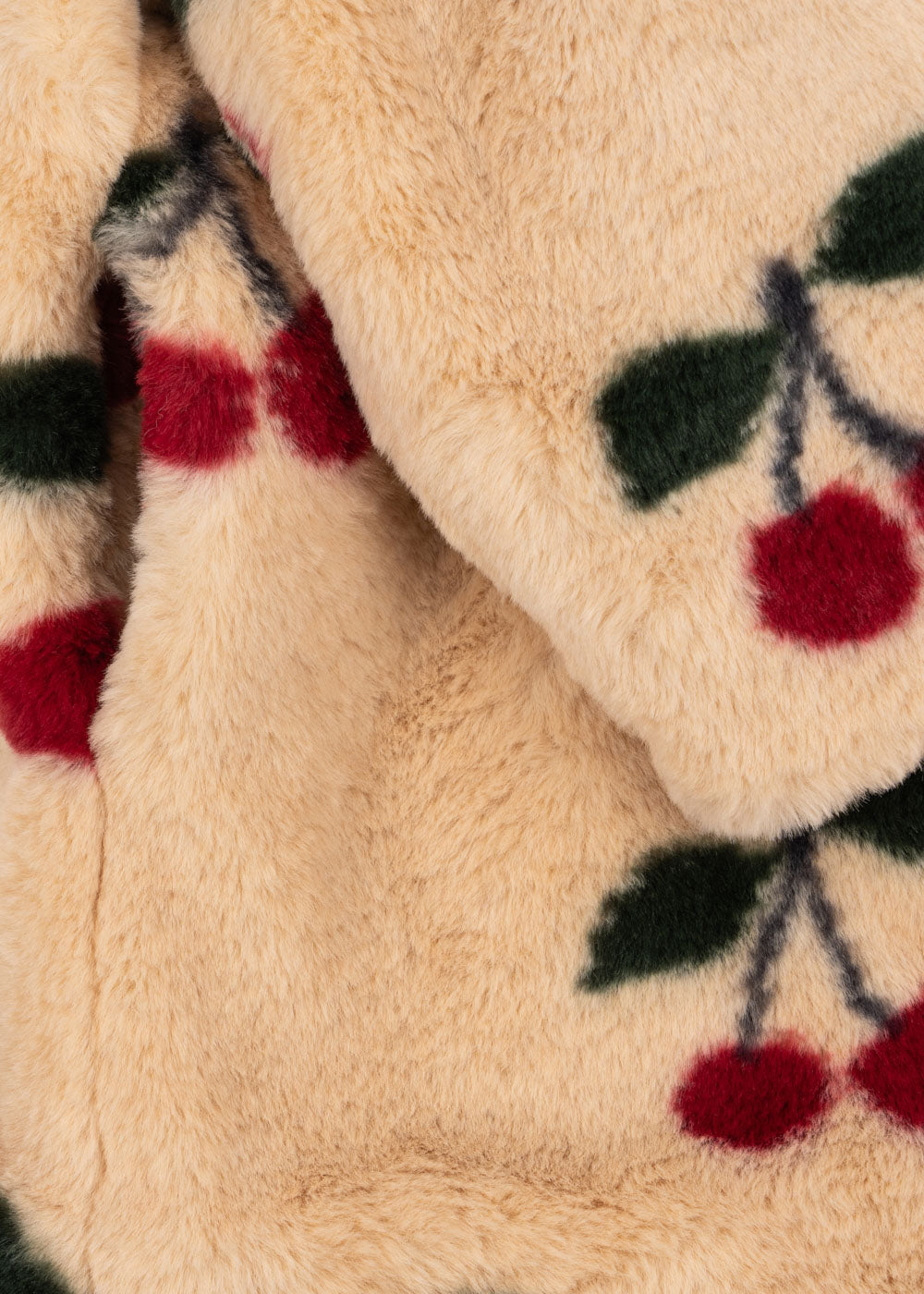 Konges Sløjd Konges Sløjd - Fuzzie Coat GRS - Ma Grande Cerise - Pearls & Swines