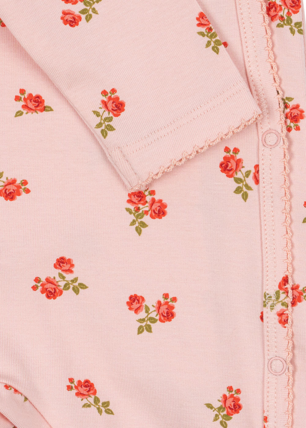 Konges Sløjd Konges Sløjd - Premature Onesie - Rosa Pink - Pearls & Swines