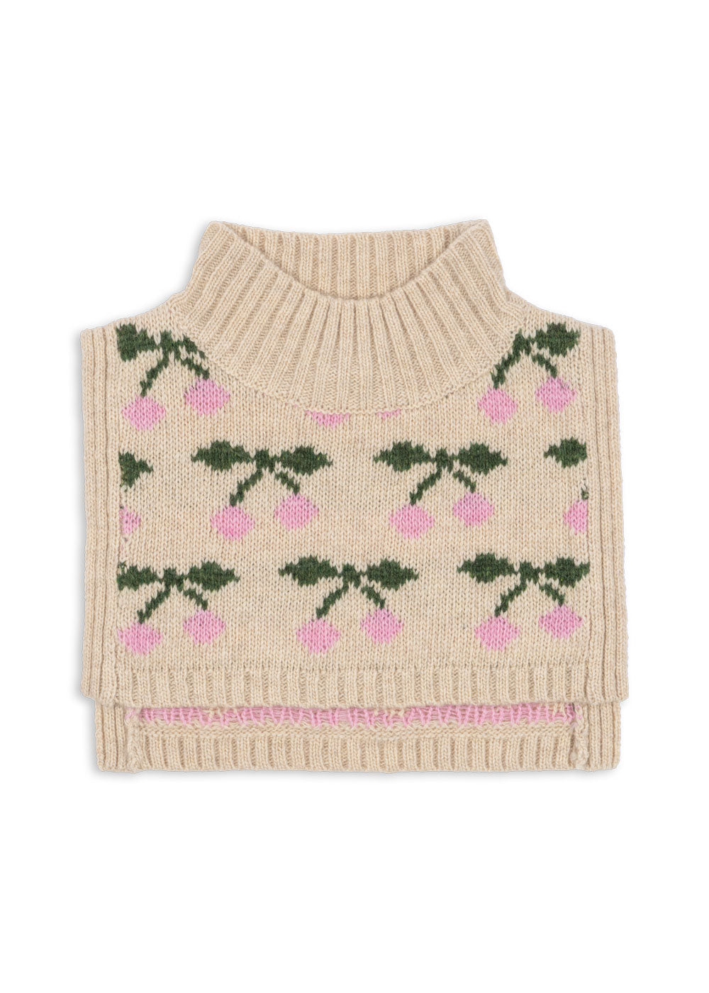 Konges Sløjd Konges Slojd - Belou neckwarmer - Cherry - Pearls & Swines