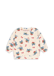 Konges Sløjd Konges Sløjd - Itty Sweat shirt Gots - Amarena - Pearls & Swines