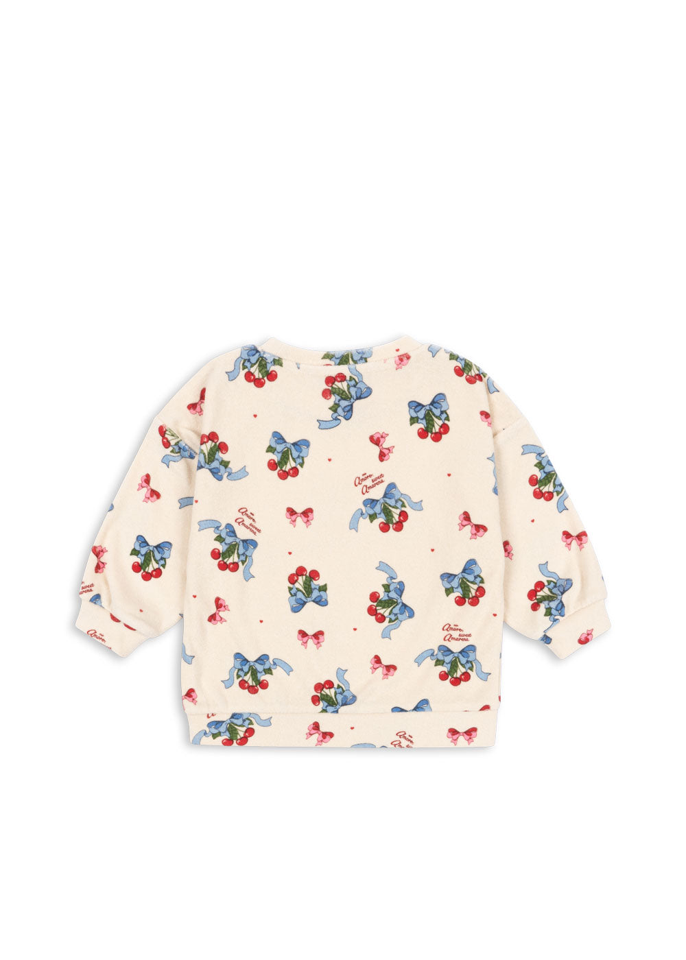 Konges Sløjd Konges Sløjd - Itty Sweat shirt Gots - Amarena - Pearls & Swines